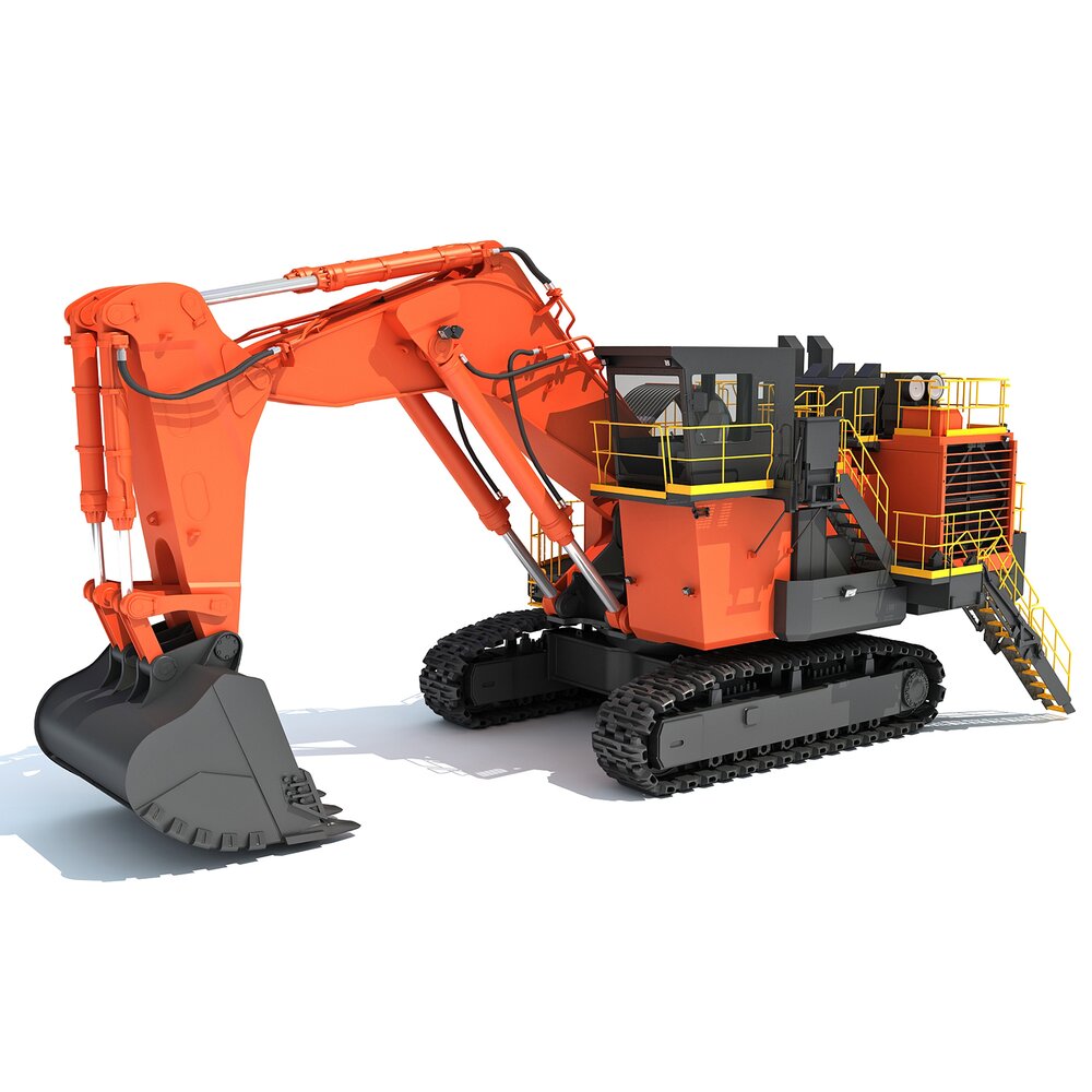 Mining Excavator Shovel 3D-Modell
