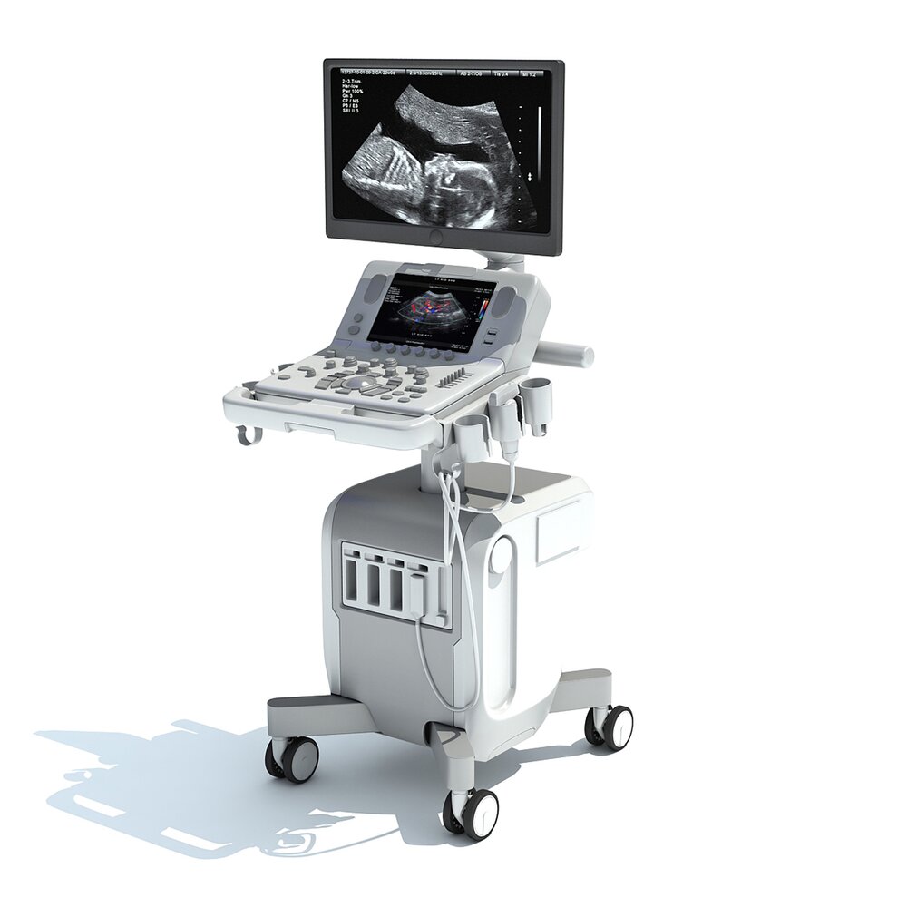 On Platform Ultrasound System 3D model