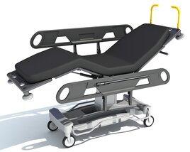 Patient Transfer Stretcher Trolley Modèle 3D
