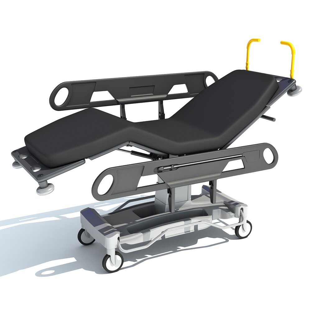 Patient Transfer Stretcher Trolley 3D модель
