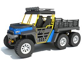 UTV Utility Terrain Vehicle 3D-Modell