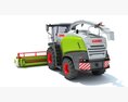 Claas Jaguar Self-Propelled Combine Harvester 3Dモデル side view