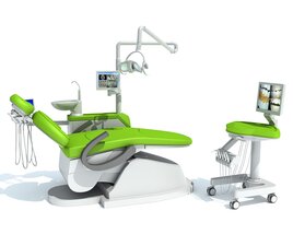 Dental Station 3D 모델 