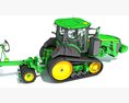 Tractor With Seeding Machine Modelo 3D