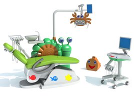 Dental Station For Kids 3D 모델 