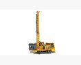 Drilling Rig 3d model back view