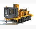 Drilling Rig 3D 모델  front view