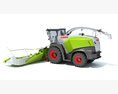 Forage Harvester Claas Jaguar 3Dモデル wire render