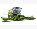 Forage Harvester Claas Jaguar 3Dモデル front view