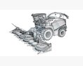Forage Harvester Claas Jaguar 3D 모델 