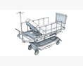Adjustable Patient Stretcher 3d model