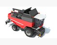 Agricultural Cereal Harvester 3D модель top view