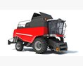 Agricultural Cereal Harvester 3D модель front view