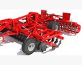 Agricultural Disc Harrow Tractor 3D模型 dashboard