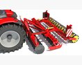 Agricultural Tractor With Disc Harrow 3D模型