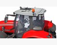Agricultural Tractor With Disc Harrow 3D 모델  dashboard