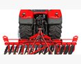 Agricultural Tractor With Disc Harrow Modello 3D seats
