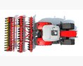 Agricultural Tractor With Disc Harrow 3D-Modell