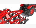 Agricultural Tractor With Planter 3D модель