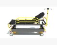 Ambulance Stretcher With Railings 3D модель