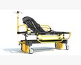 Ambulance Stretcher With Railings Modèle 3d