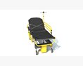 Ambulance Stretcher With Railings Modello 3D