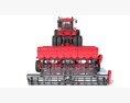 Articulated Tractor With Seed Drill Modèle 3d