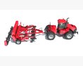 Articulated Tractor With Seed Drill 3Dモデル