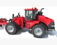 Articulated Tractor With Seed Drill 3D模型