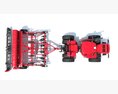 Articulated Tractor With Seed Drill 3D模型