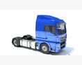 Blue Cab Tractor Unit 3D-Modell