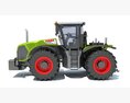 CLAAS Xerion Tractor 3d model back view