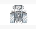 CLAAS Xerion Tractor Modelo 3D