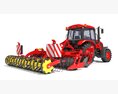 Compact Tractor With Cultivator Modelo 3d