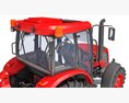 Compact Tractor With Cultivator 3D模型 seats