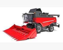 Efficient Grain Harvester Modelo 3d