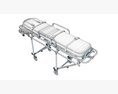 Emergency Medical Trolley 3D 모델 