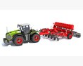 Farm Tractor Planter 3d model
