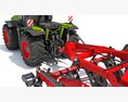 Farm Tractor Planter 3D-Modell dashboard
