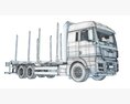 Forestry Truck 3D 모델 