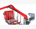 Logging Crane Truck Modello 3D seats