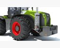 Modern Agricultural Tractor 3d model dashboard