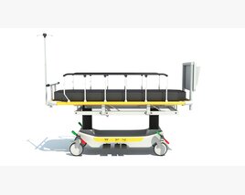 Modular Medical Trolley 3D 모델 
