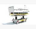 Modular Medical Trolley 3D 모델 