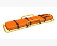 Orange Rescue Stretcher 3D模型