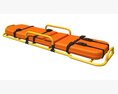 Orange Rescue Stretcher Modello 3D