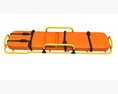 Orange Rescue Stretcher Modèle 3d
