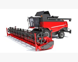 Precision Grain Harvester 3D-Modell