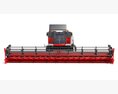 Precision Grain Harvester Modelo 3d argila render