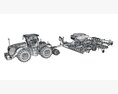 Precision Seeder Tractor Unit 3Dモデル